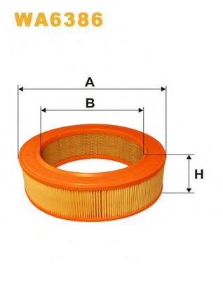 WIX FILTERS wa6386 -  Воздушный фильтр